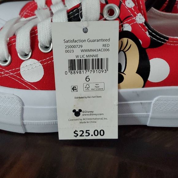 NWT DISNEY MINNIE MOUSE SHOES - Picture 5 of 6